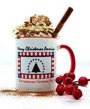 American Christmas Coffee Mug - 11 oz. - American Christmas Flag