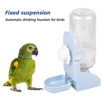 Cage Hanging Parrot Bird Watering Dispenser Device Automatic Feeding Bottle Pigeon Quail Plastic Feeder Drinker Bowl Container