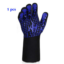 BBQ Anti-Scald Gloves Heat Resistant Oven Kitchen Non-Slip Gloves