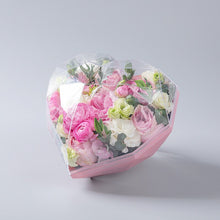 Diamond Flower Gift Box Creative Acrylic Heart-Shaped Transparent Bouquet Souvenir christmas party favors cookie candy Wedding