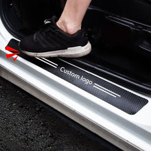 Door threshold sticker Welcome Pedal Anti Step Doorstep Stick Protection Anti Trample Change Decorative Car Door Crash Strip