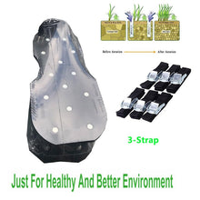 ELEG-Garden Lawn Aerator Shoes Sandal Aerating Spike Grass Pair Green Spiked Tool Loose Soil Shoes Black 30X13CM