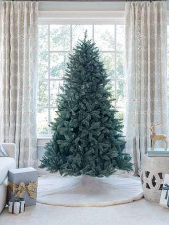 7' Tribeca Spruce Blue Artificial Christmas Tree Unlit