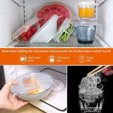 Mighty cover lid for keeping food fresher and healthier - 6 PCS