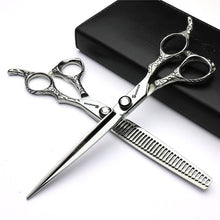 Hairdressing Cutting Scissors Hair Styling Tools 6/6.5/7 inch Salon Scissors Set 440C Barber Shears 10 25 40 50 Thinning Rate