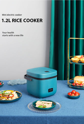 MINI Multicooker Rice Cooker Multicooker 220v Electric Lunch Box Cook Soup Portable Electric Kitchen Suit For 1-2people 1.2L