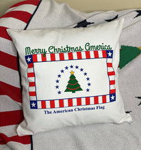American Christmas Canvas Pillows