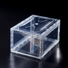 Internet celebrity magnetic shoe box transparent basketball sneaker storage box storage magic shoe wall tide