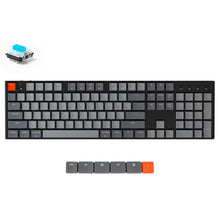Keychron K1_v4 ultra-slim wireless mechanical keyboard 104_keys white backlight Gateron low profile blue switch
