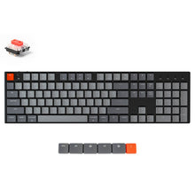 Keychron K1_v4 ultra-slim wireless mechanical keyboard 104_keys white backlight Gateron low profile red switch