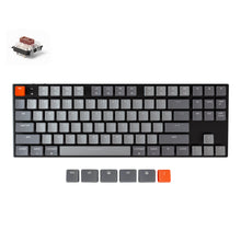 Keychron K1_v4 ultra-slim wireless mechanical keyboard 87_keys white backlight Gateron low profile brown switch