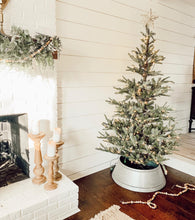 7' King Noble Fir Artificial Christmas Tree with 500 Warm White LED Lights