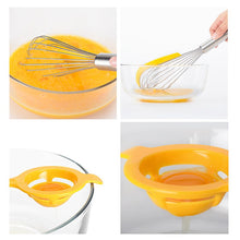 Kitchen Baking Tools Egg Beater Separator Suit Manual Stainless Steel Whisk Separation Cream Stirring Tools Kitchen Bakeware