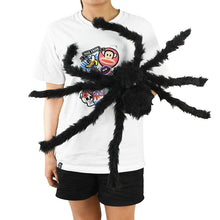 Horror giant black plush spider Halloween party