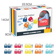 【New⭐】Lock and key pairing Montessori alphanumeric Alphabet learning toy