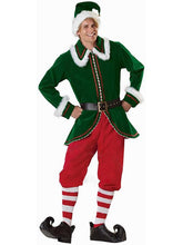 Men's Elf Costume Christmas Santa Helper Costume