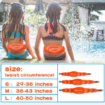 PVC Inflatable Swimming Training Supplies Suitable for Children Adults 2021 New Safety Buoyancy Belt Floating Board For Swimming
