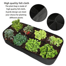 Divided Fabric Raised Bed