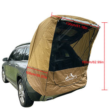 Rainproof Multifunctional Car Trunk Tent Sunshade Simple Motorhome Tent With Iron Pipe For Self-driving Tour Barbecue Camping