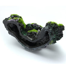 Resin Fish Tank Cave Moss Bridge Decor Aquarium Rockery Mountain View Coral Reef Rock Landscape Underwater Ornament