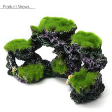 Resin Fish Tank Cave Moss Bridge Decor Aquarium Rockery Mountain View Coral Reef Rock Landscape Underwater Ornament