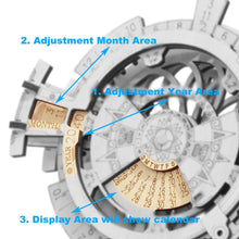 Robotime Creative DIY Perpetual Calendar Wooden Model Building Kits Assembly Toy Gift for Children Adult Dropshipping LK201