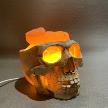 Badass Skull Himalayan Salt Crystal Lamp