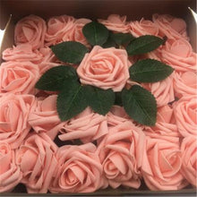 Simulation Rose 25PC Bubble Flower Head Rose Gift Box Romantic Colorful Home Floral Valentine's Day Gift Wedding Decoration
