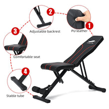 Sit-ups Fitness Equipment Dumbbell Bench 7 Gears Auxiliary Multifunctional Abdominal Muscle Board Fitness Chair Press Dumbbell