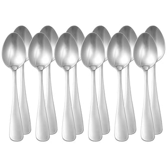Stainless Steel Dinner Spoons with Round Edge, Set of 12,Western Tableware, Stainless Steel Hotel Tableware
