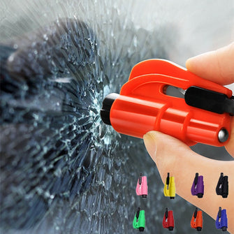 Type safety hammer of the car escape hammer window breaker puncher belt safety cut hammer new car accessories 2021 keychain