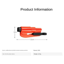 Type safety hammer of the car escape hammer window breaker puncher belt safety cut hammer new car accessories 2021 keychain