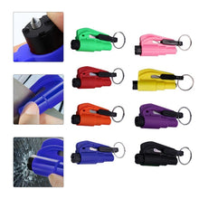 Type safety hammer of the car escape hammer window breaker puncher belt safety cut hammer new car accessories 2021 keychain