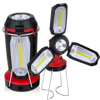 USB Rechargeable Camping Lantern Flashlight COB LED Work Light