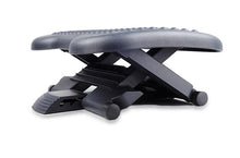 Under Desk Foot Rest & Adjustable Footrest - Ergonomic Footrest for Desk Office Foot Rest Under Desk with Foot Massager Black