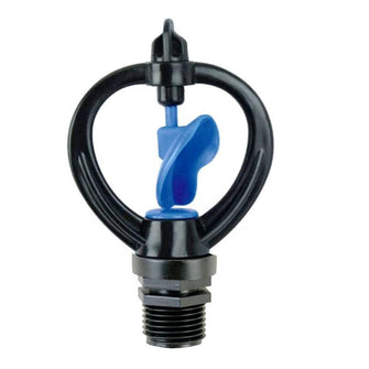 1/2 inch plastic 360 degree rotating garden sprinkler head for garden agricultural irrigation