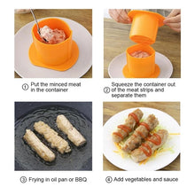 Cevapcici Press Maker Meat Tools Sausage Hot Dog Beef Meat Stick Burger Maker Machine Mold Kitchen Handmade Easy Cook Tool