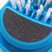 Plastic Remove Dead Skin Massage Slipper Foot Scrubber Bath Shoe with Brush Household Bathroom Foot Cleaning Brush Slipper