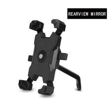 HCL New Universal Scooter Electric Bike Outdoor Bicycle Phone Holder One-Click Lock Open Cycling Handle Four Claw Phone Holder