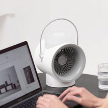 Portable Automatic swing Air Humidification Fan with Tank can Spray water mist can used Essential oil