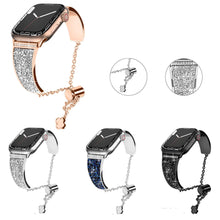 Luxury 22MM Bling Band Strap For Apple Watch 38MM 40MM 42MM 44MM 45MM