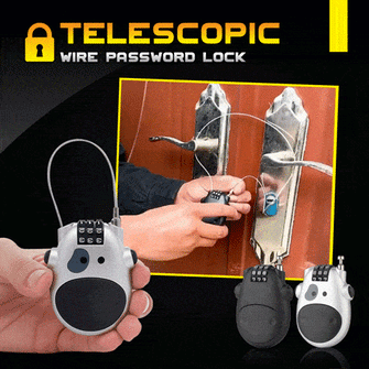 Telescopic Wire Password Lock