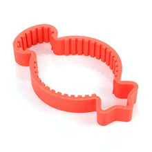 Kitchen Tools Handle Anti Slip Handheld Manual Screw Can Tins Opener Red Silicone Cans Plastic Resin Openers