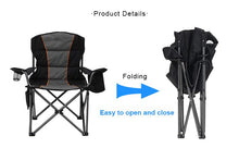 New Products Fitness Equipment Hiking Camping Padded Oversized Folding Bench Chair