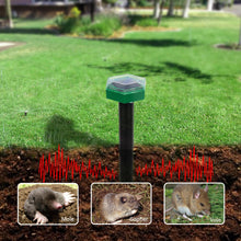 Mole Repellent Ultrasonic Rodent Driver Solar Driven Volt Chaser Solar Powered Garden Sonic Wave Mole Rat Repeller Repellent