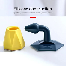 Silicone Door Stopper Door Catch No Noise with Double-Sided Adhesive Tape No Drilling Bumper Wall Protector