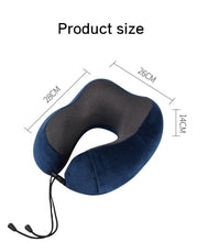 U Shaped Memory Foam Neck Pillow Soft Slow Rebound Travel Pillow Neck Support Headrest Cushion