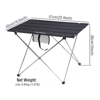 Naturehike Camping Table Collapsible Portable Roll Up Outdoor Foldable Fishing Table
