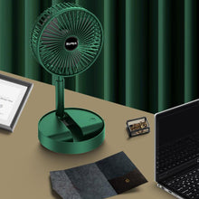 Portable Fan Rechargeable Mini Folding Telescopic Floor Low Noise Summer Fan Cooling For Household Bedroom Office Desktop