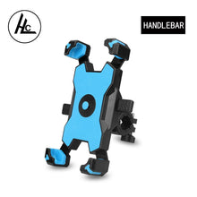HCL New Universal Scooter Electric Bike Outdoor Bicycle Phone Holder One-Click Lock Open Cycling Handle Four Claw Phone Holder